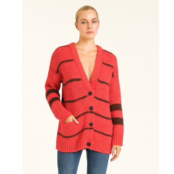 Anthropologie Sita Murt Ella Striped Cardigan Sweater XS NWT - Picture 1 of 8